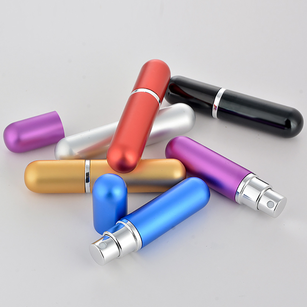 Hot Sale Customized 5ML Aluminium Refillable Atomizer 8ML Fine Mist Spray Perfume Bottle