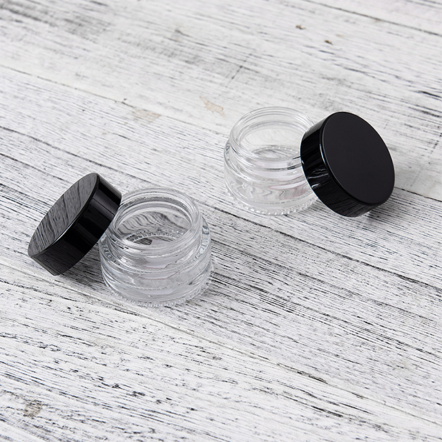 Hot Sale Empty Clear 60g 80g 100g 120g 150g 200g 250g Plastic Honey Biscuits Fresh Pet Food Sealed Jar With Black Lid