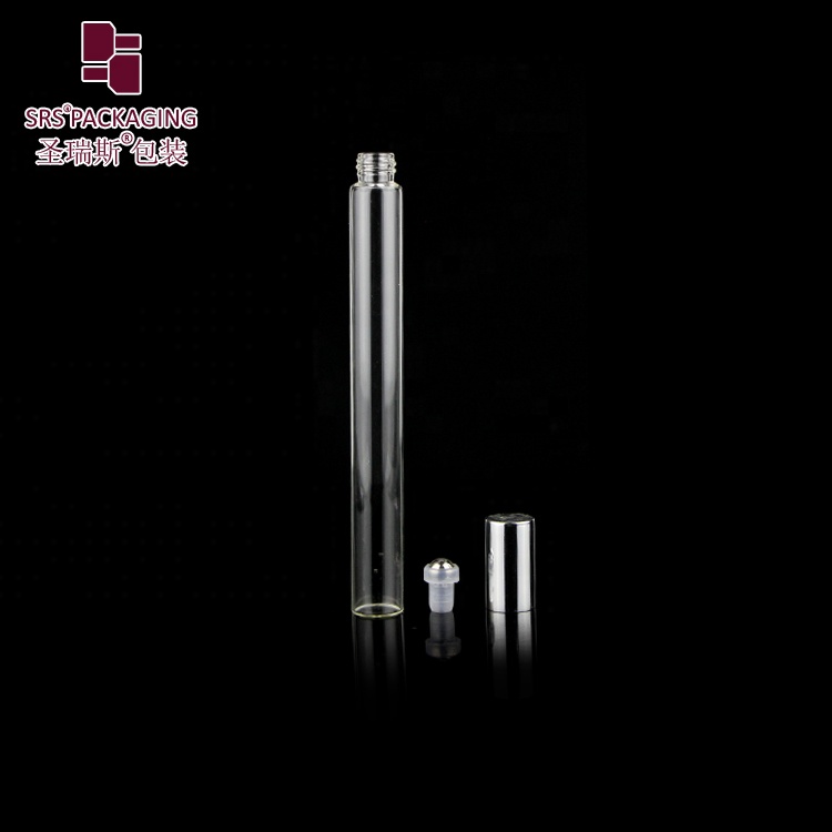 Hot Sale Empty Glass Roller Ball Bottle 15ml With Aluminum Lid