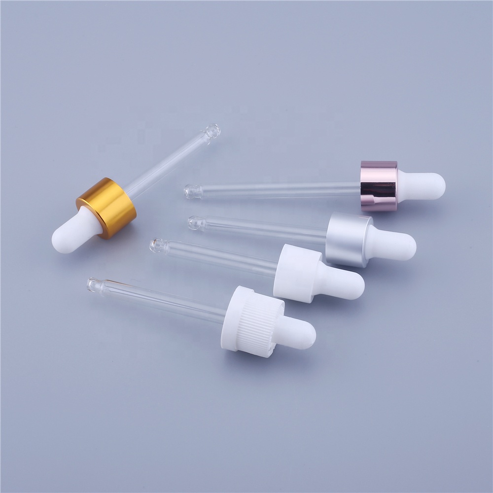 Hot Sale Essential Oil Cosmetic Package Clear Glass Dropper Square Bottle 50ml In Stocks