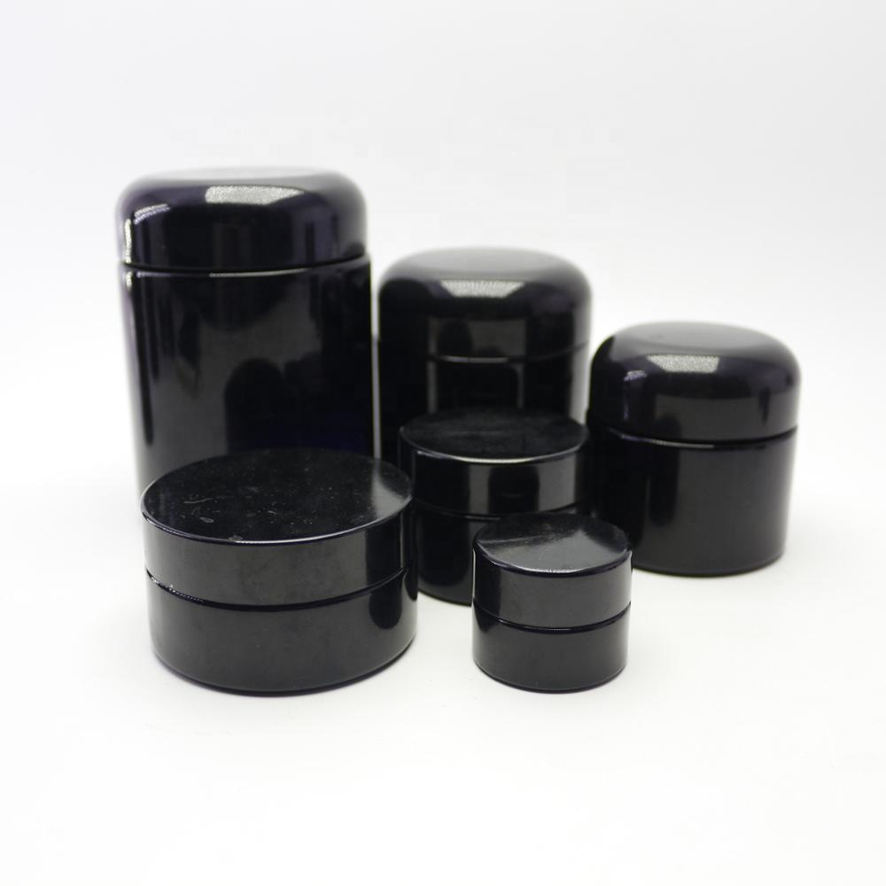 Hot Sale Fancy Violet Glass Cosmetic Lotion Bottle Pump For Sale UV-001RL