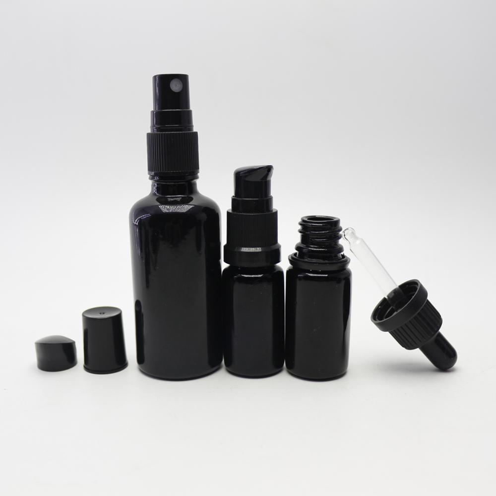 Hot Sale Fancy Violet Glass Cosmetic Lotion Bottle Pump For Sale UV-001RL