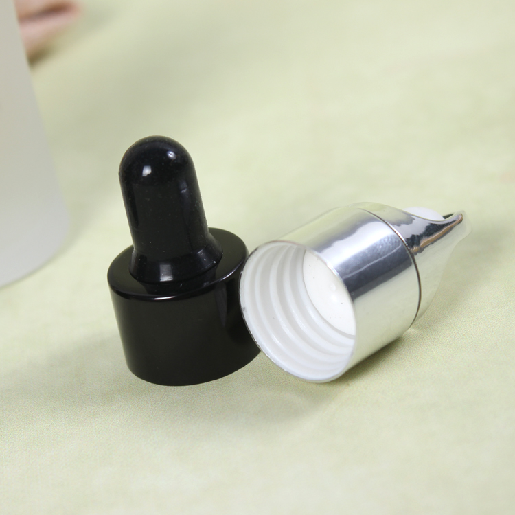 Hot Sale Frosted 30ml Glass Essential Oil Bottle in Clear and Black Color