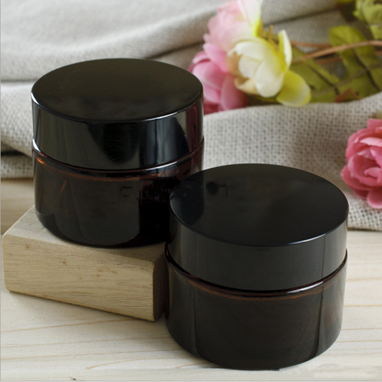 Hot Sale & High Quality Black Glass Jar Wooden Lid at the Wholesale Price