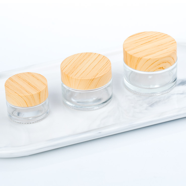 Hot Sale & High Quality Black Glass Jar Wooden Lid at the Wholesale Price