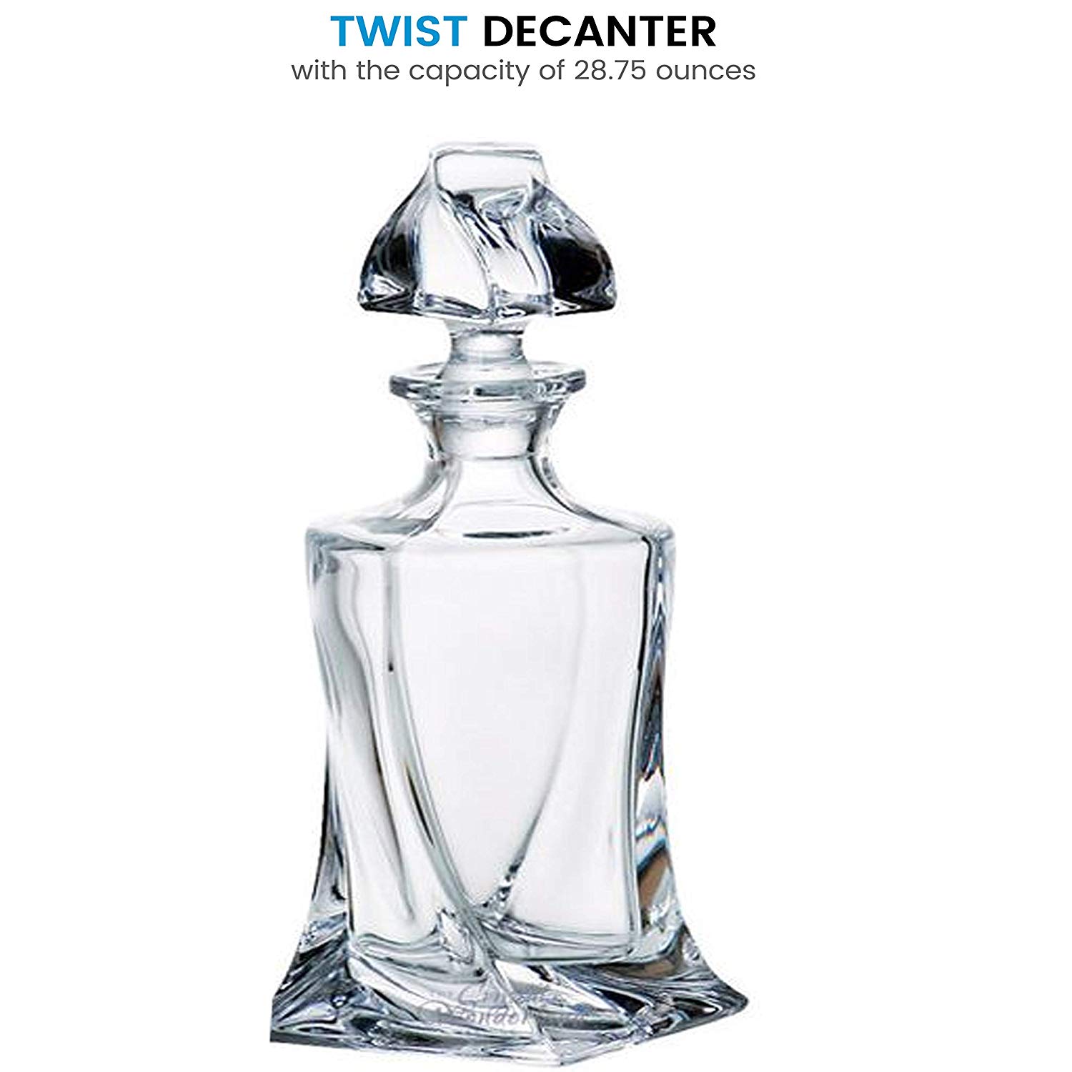 Hot Sale Liquor Whiskey Decanter Set Elegant Whiskey Decanter And 6 Exquisite Cocktail Glasses
