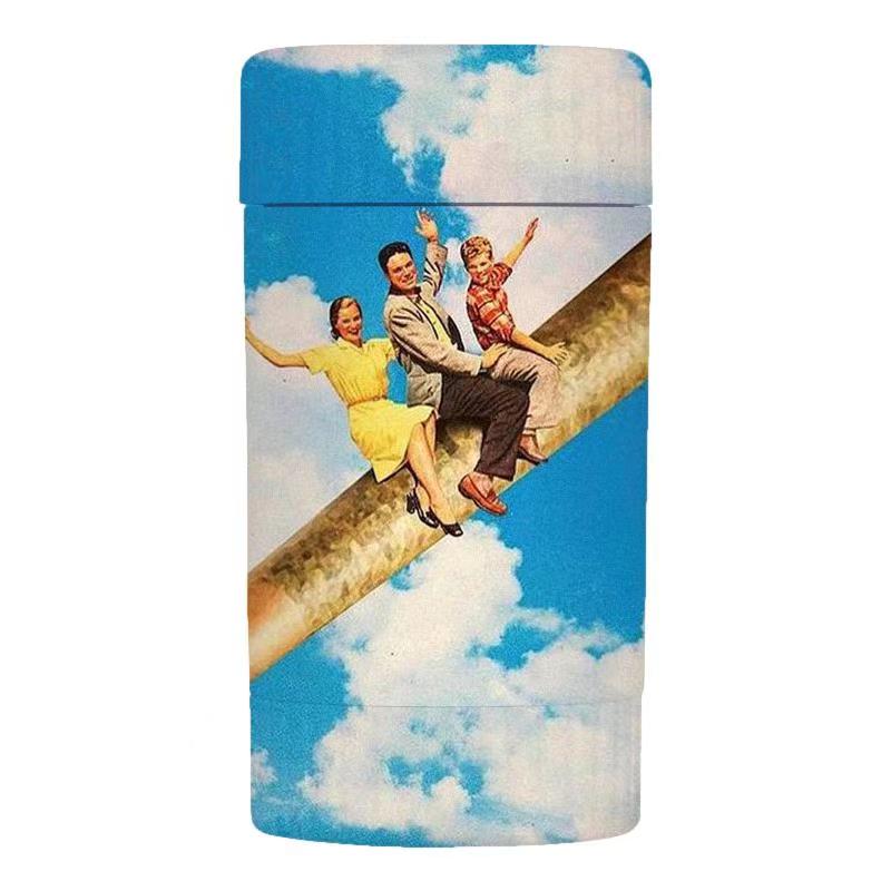 Hot Sale Long Endurance of light Air Tight Storage Led Magnifying Glass Weed Jar Herb Stash Container MAG Jar