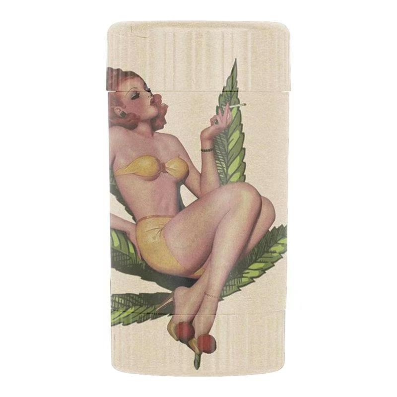 Hot Sale Long Endurance of light Air Tight Storage Led Magnifying Glass Weed Jar Herb Stash Container MAG Jar