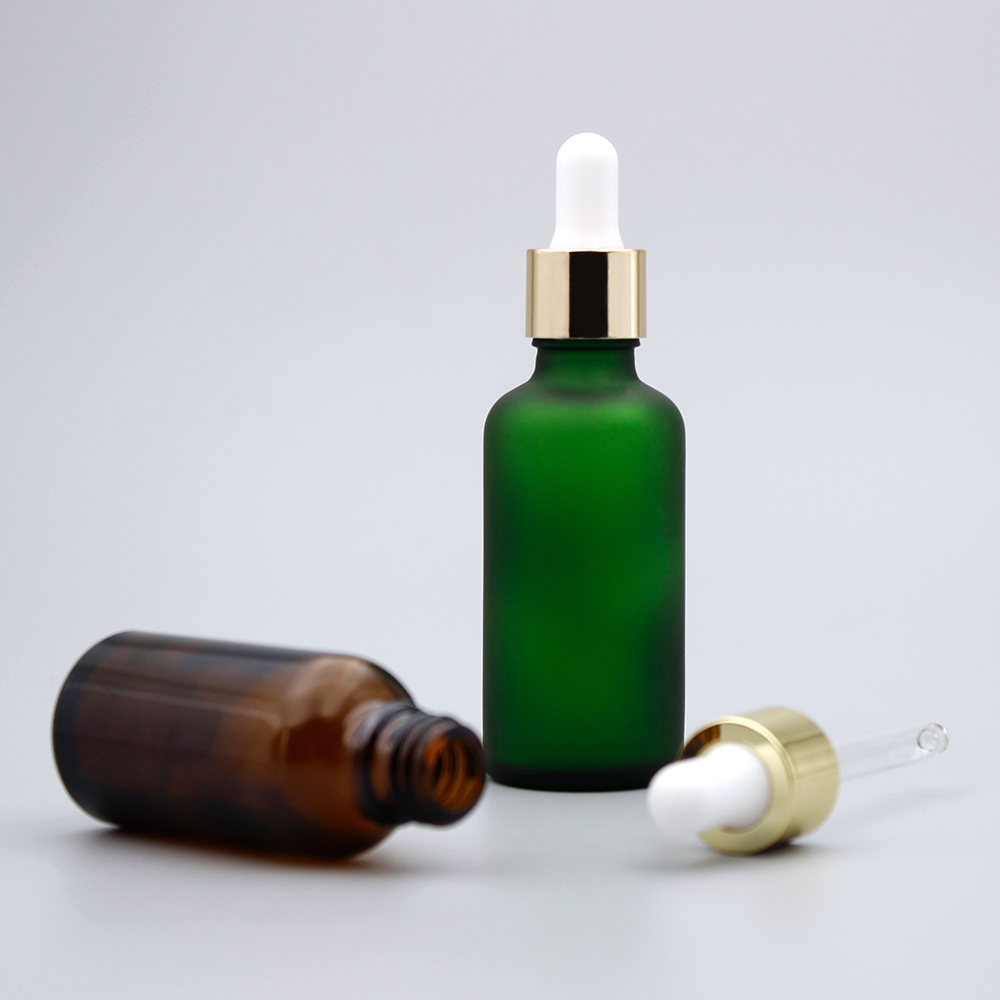 Hot Sale Luxury 10Ml 50Ml Cosmetic Amber Glass Essential Oil Bottle With Dropper