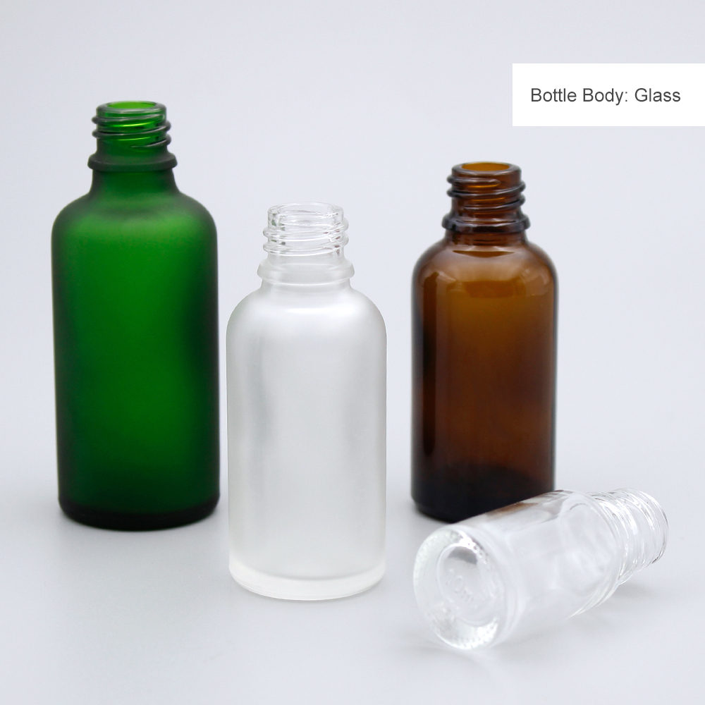 Hot Sale Luxury 10Ml 50Ml Cosmetic Amber Glass Essential Oil Bottle With Dropper