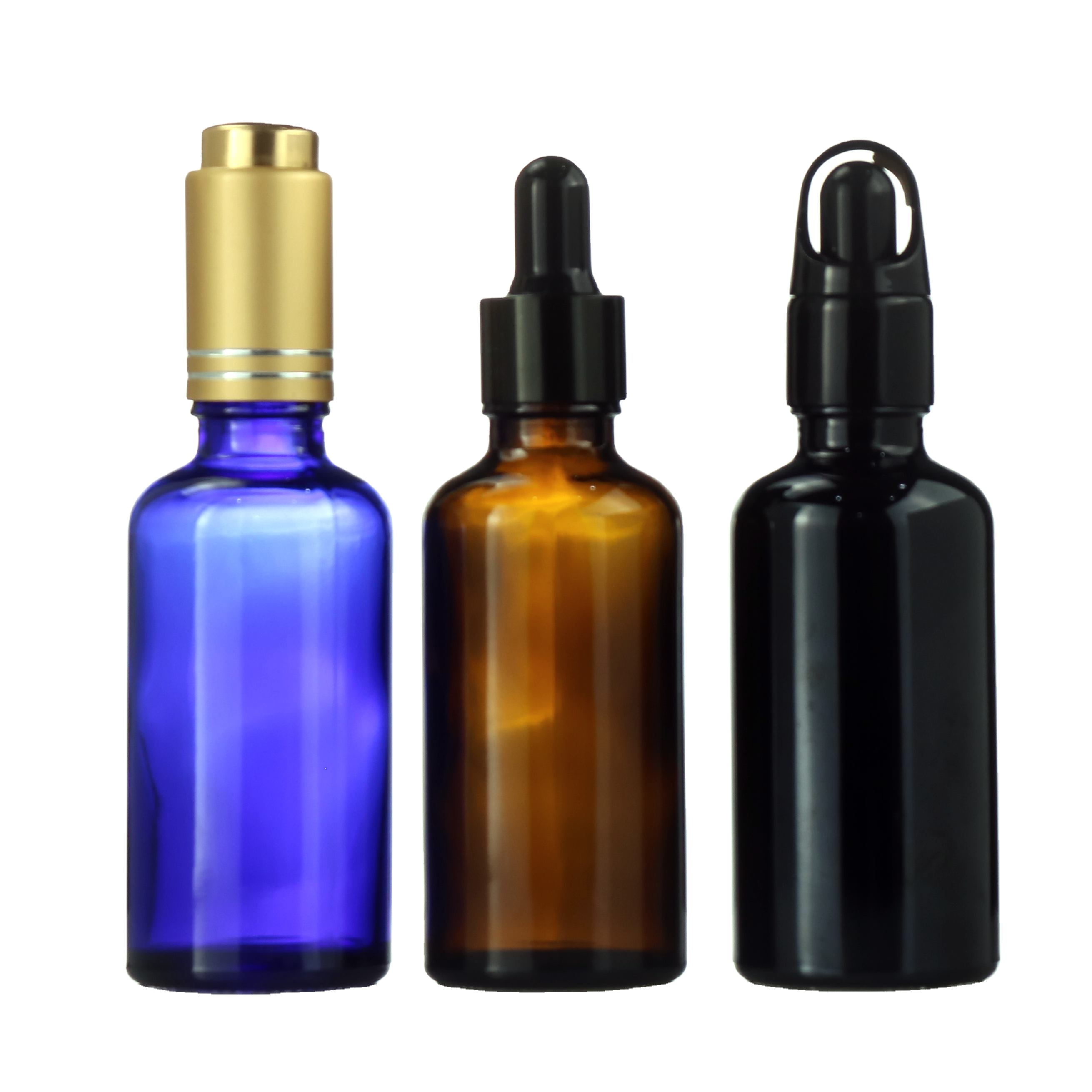 Hot Sale Luxury 10Ml 50Ml Cosmetic Amber Glass Essential Oil Bottle With Dropper