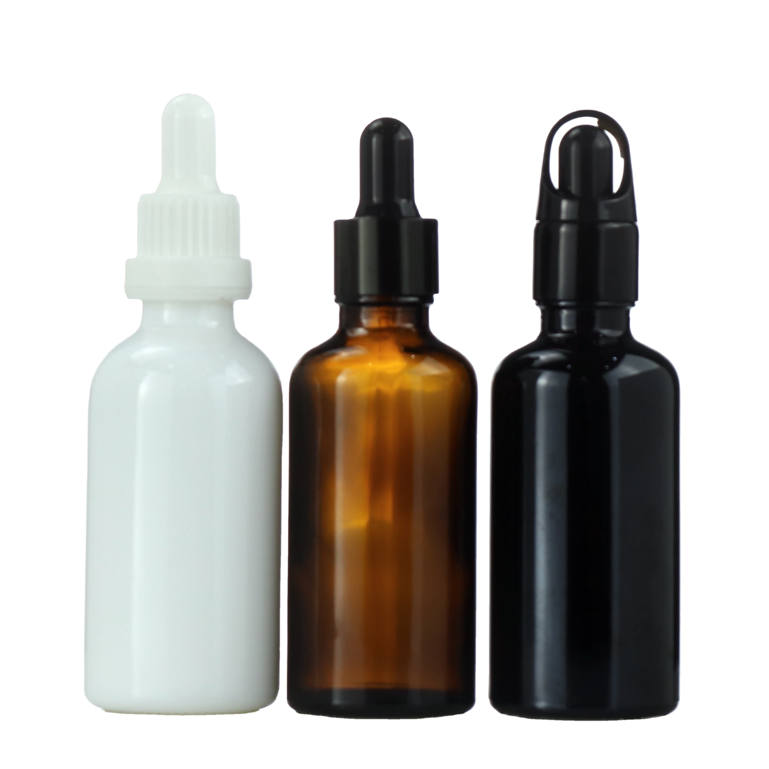 Hot Sale Luxury 10Ml 50Ml Cosmetic Amber Glass Essential Oil Bottle With Dropper