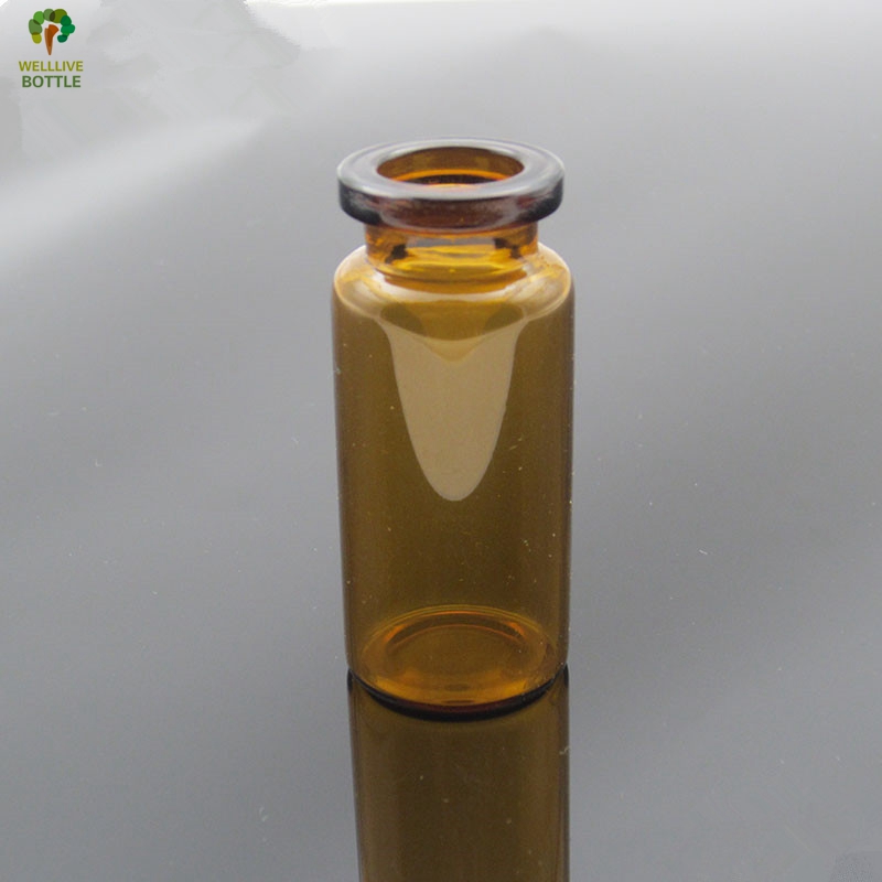 Hot Sale Medical Glass Bottle with Flip Off Cap for Clear Penicillin Bottle