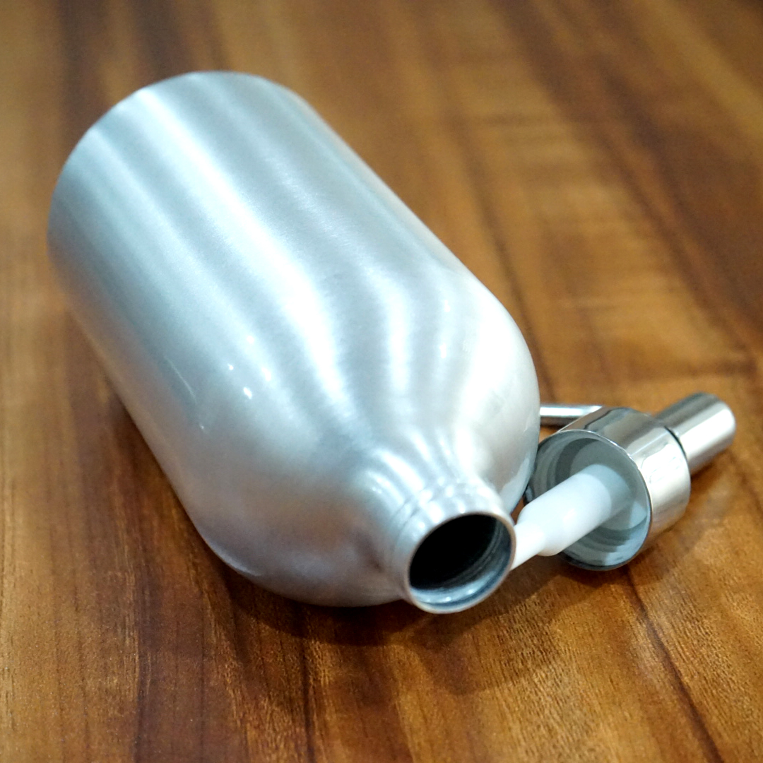 Hot Sale Metal Aluminum Bottle 500ml Cosmetic Bottles Shampoo Bottles
