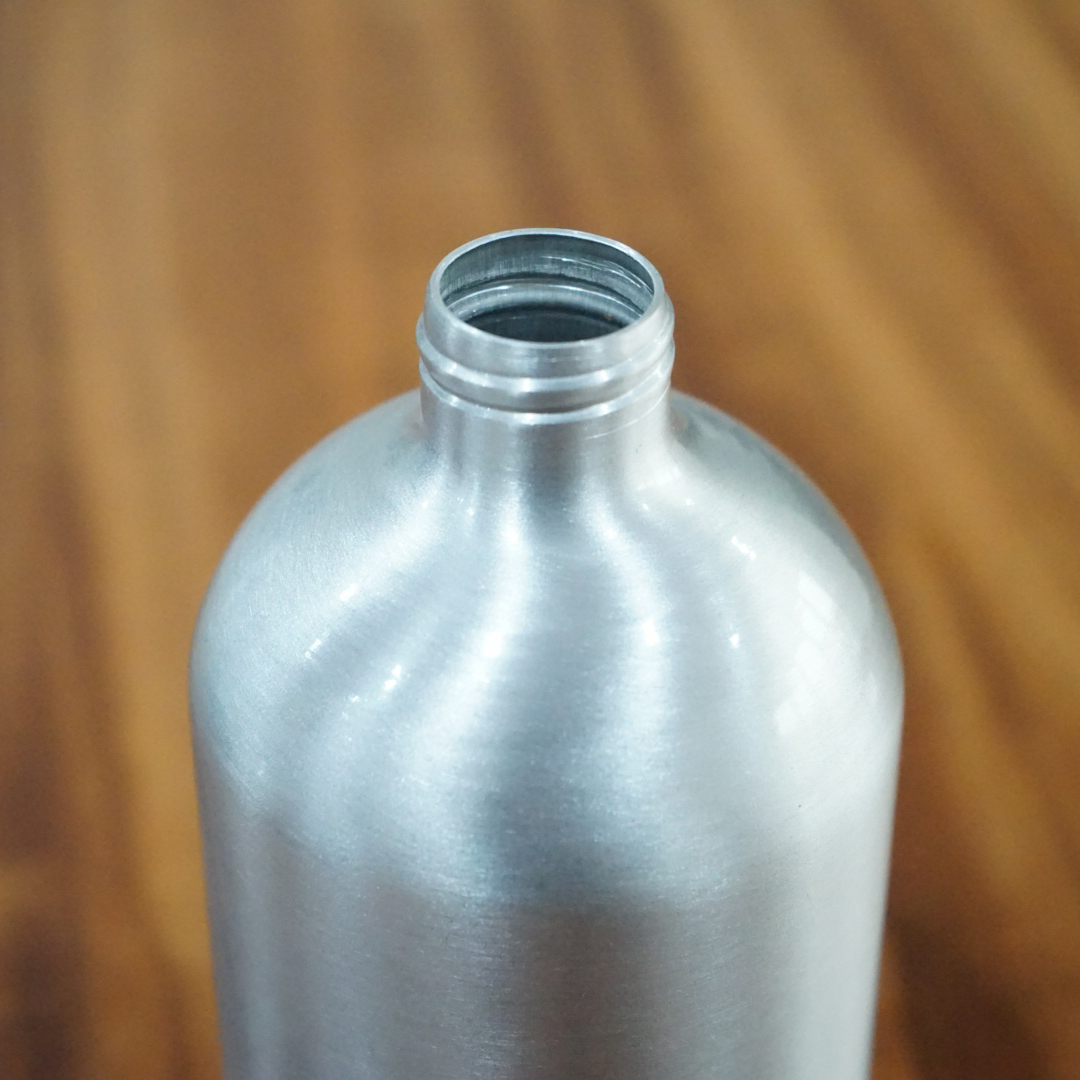 Hot Sale Metal Aluminum Bottle 500ml Cosmetic Bottles Shampoo Bottles