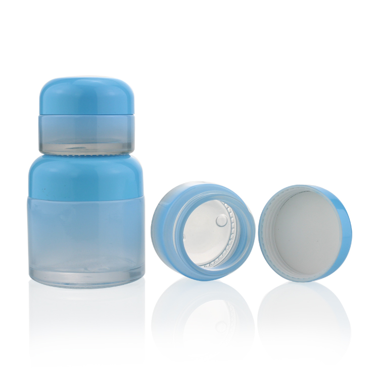 Hot Sale New Fashion 20ml 30ml 50ml Eye Cream Glass Jar Small Glass Cosmetic Jars Face Cream Jar