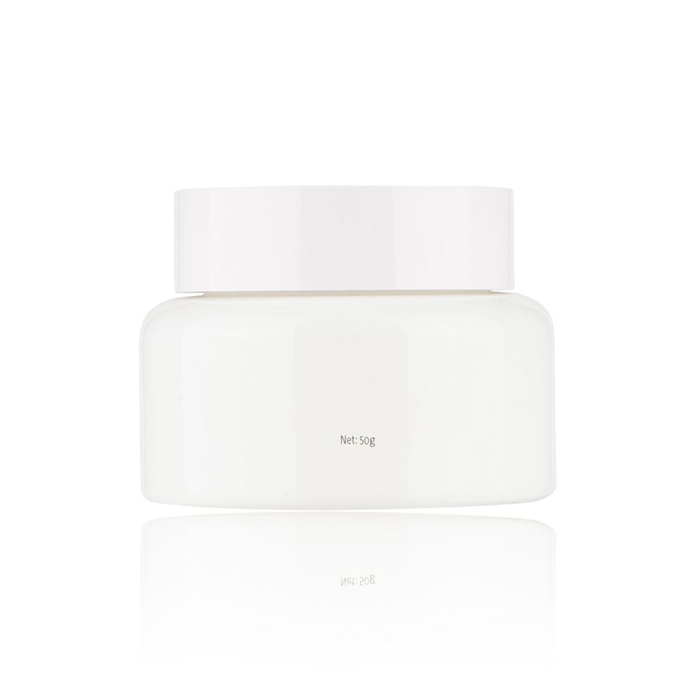 Hot Sale New Style Custom Glass Container 30g White Cosmetic Jar For Skin Cream