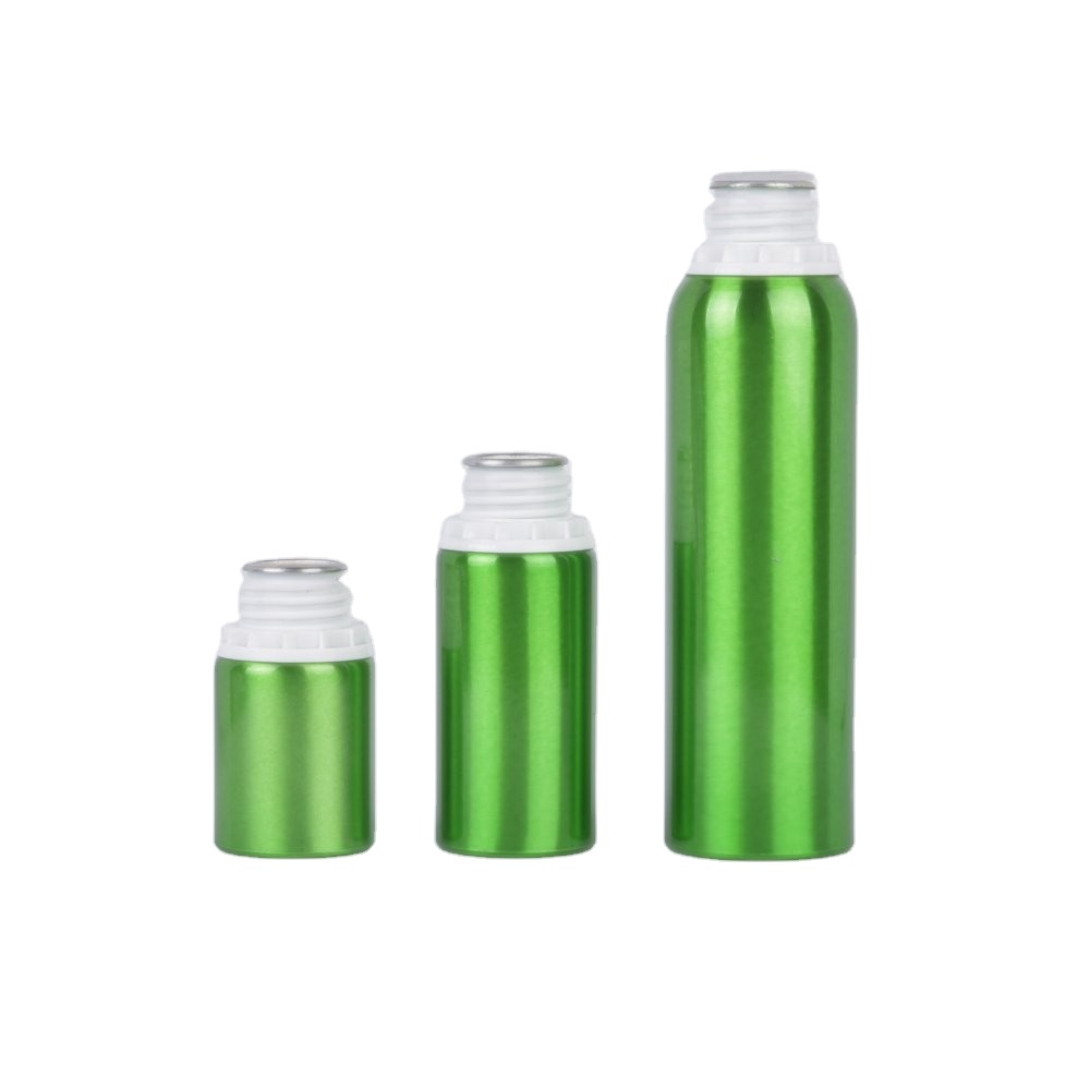 Hot Sale Perfume Olive Aluminum Bottles High Quality Screw Cap Aluminium Bottle For Essential Oil