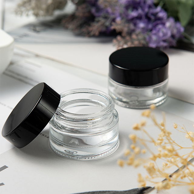 Hot Sale Primary Black 5Ml 10Ml 15Ml 30Ml 50Ml 60Ml 80Ml 100Ml 150Ml Tin Container Black Candle Aluminum Jar For Cosmetic Cream
