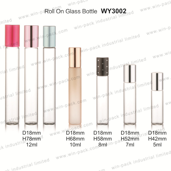 Hot Sale Roller Ball Bottles Storage Containers for Skin Care Glass Bottles Roll on Day And Night Cream Screen Printing