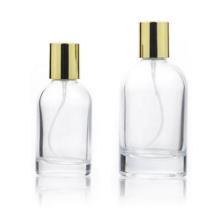 Hot Sale Round 50ml 100ml Bottle Perfume Glass Perfume Empty Bottles