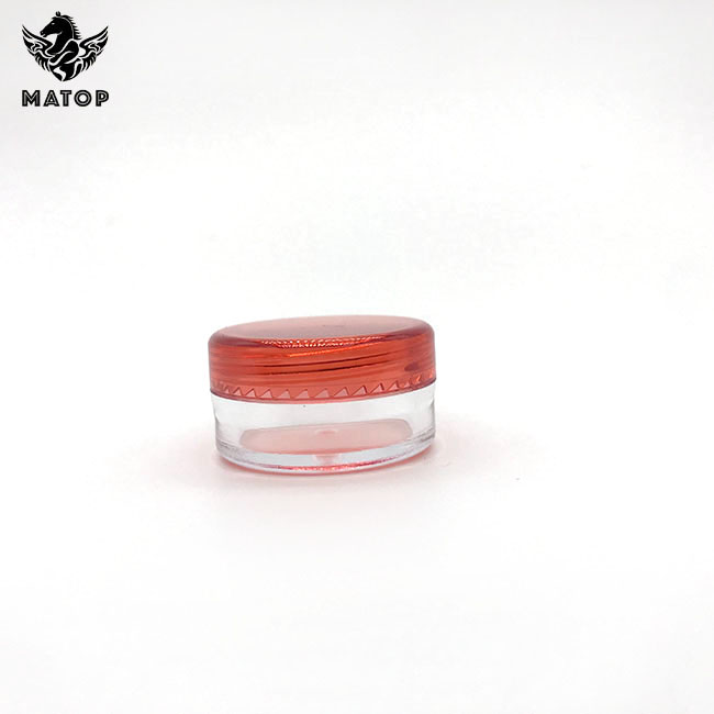 Hot Sale Sample 5g Clear Cosmetic cream jar plastic