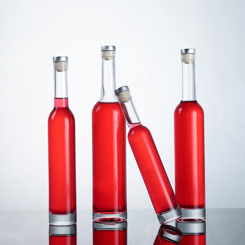 Hot Sale Simple Frosted  Ice Wine Glass Bottle Vodka Glass Bottle