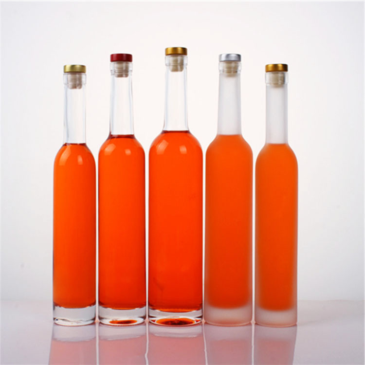 Hot Sale Simple Frosted Ice Wine Glass Bottle Vodka Glass Bottle