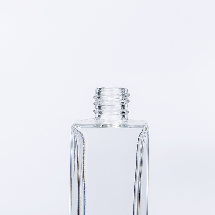 Hot Sale Small Portable Glass Perfume Bottle Square Travelling Perfume Dispenser Packing With Mist Sprayer