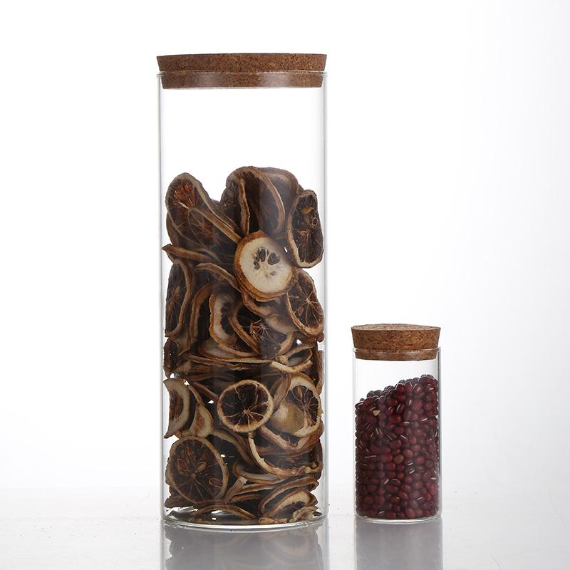 Hot Sale Spice Jars Glass Kitchen ware Pyrex Glass Storage Jar With Stainless Steel Lid