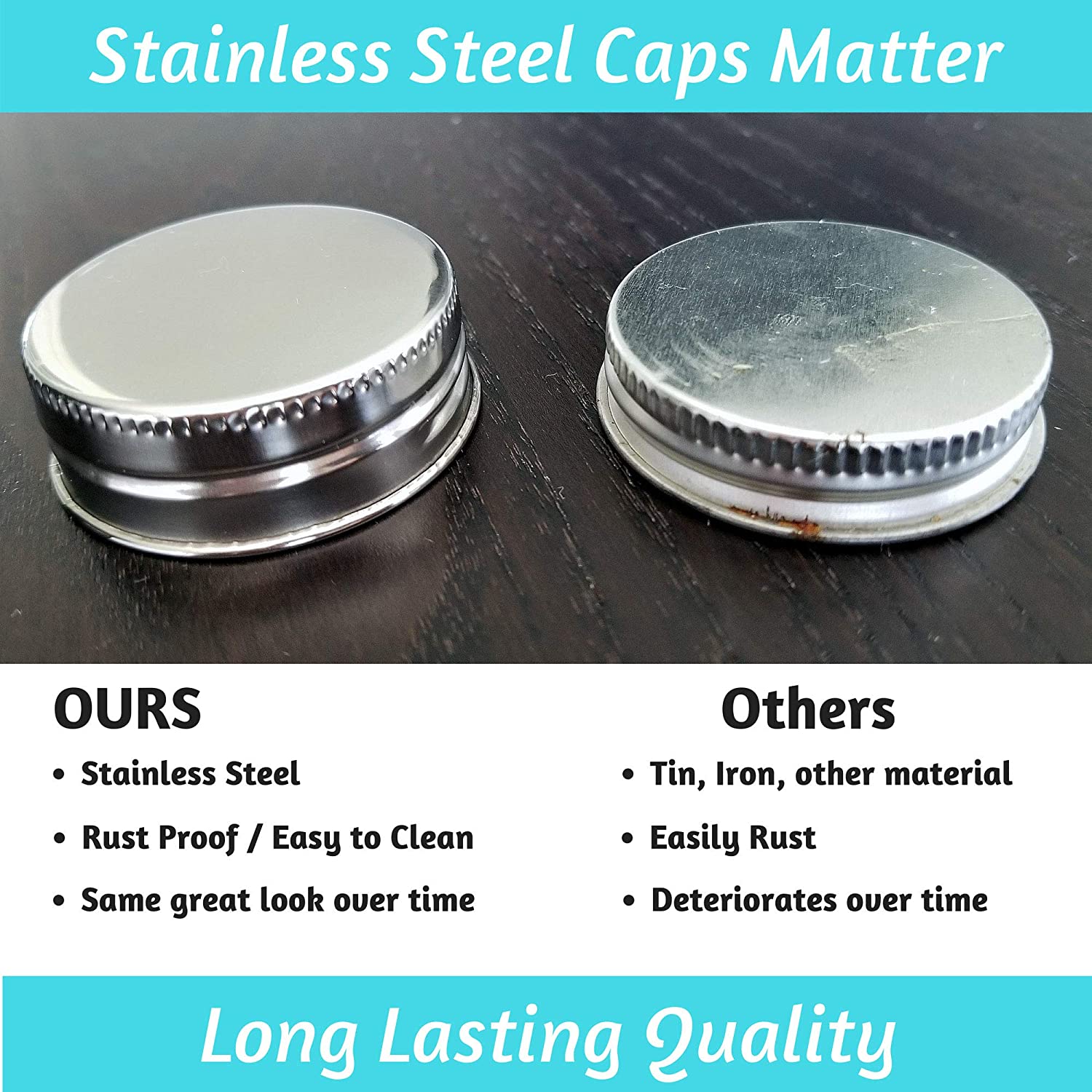 Hot Sale Square Shape 4oz Spice Glass Jar with Shaker Lids and Stainless Steel Lids