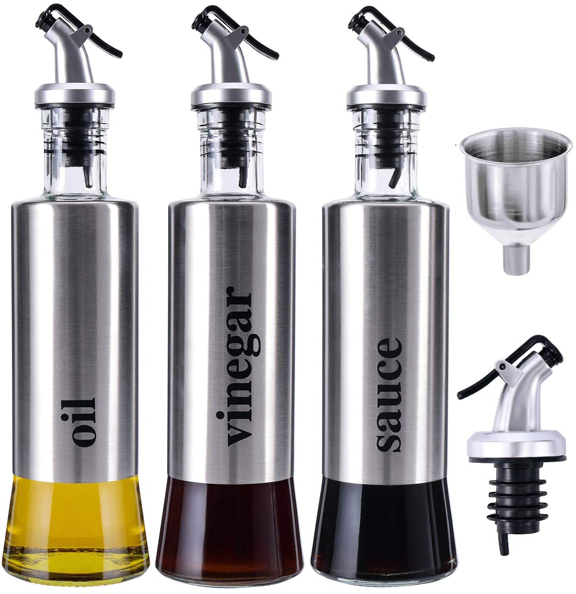 Hot Sale Stainless Steel Olive Oil Bottle sauce bottle