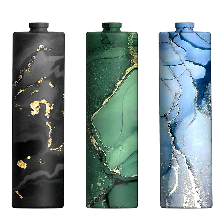 Hot Sale Stock 100ml round Shape Rectangular Clear Glass Perfume Bottle Refillable Spray Clear Glass Perfume Bottle