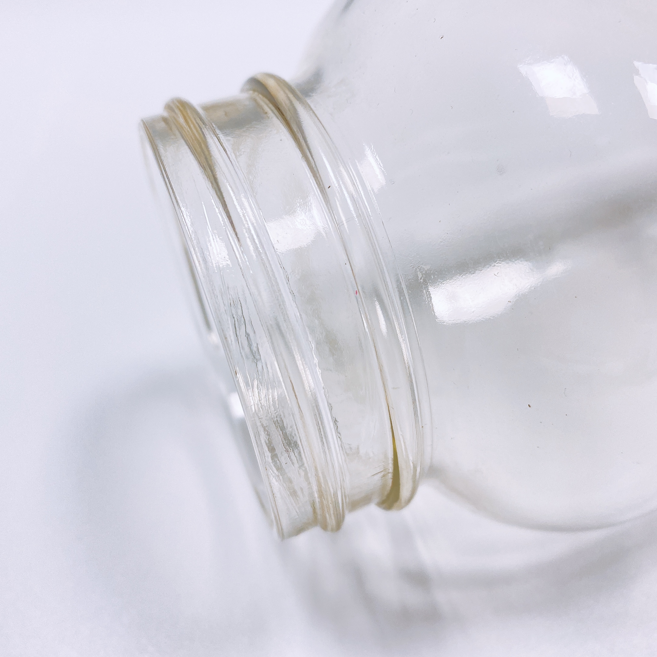 Hot Sale Storage Clear High Quality Kitchen Food Jar Glass with Screw Cap