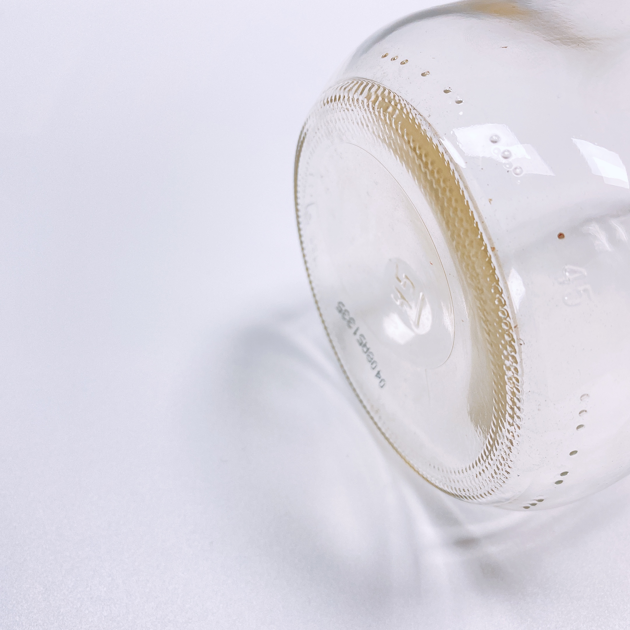 Hot Sale Storage Clear High Quality Kitchen Food Jar Glass with Screw Cap