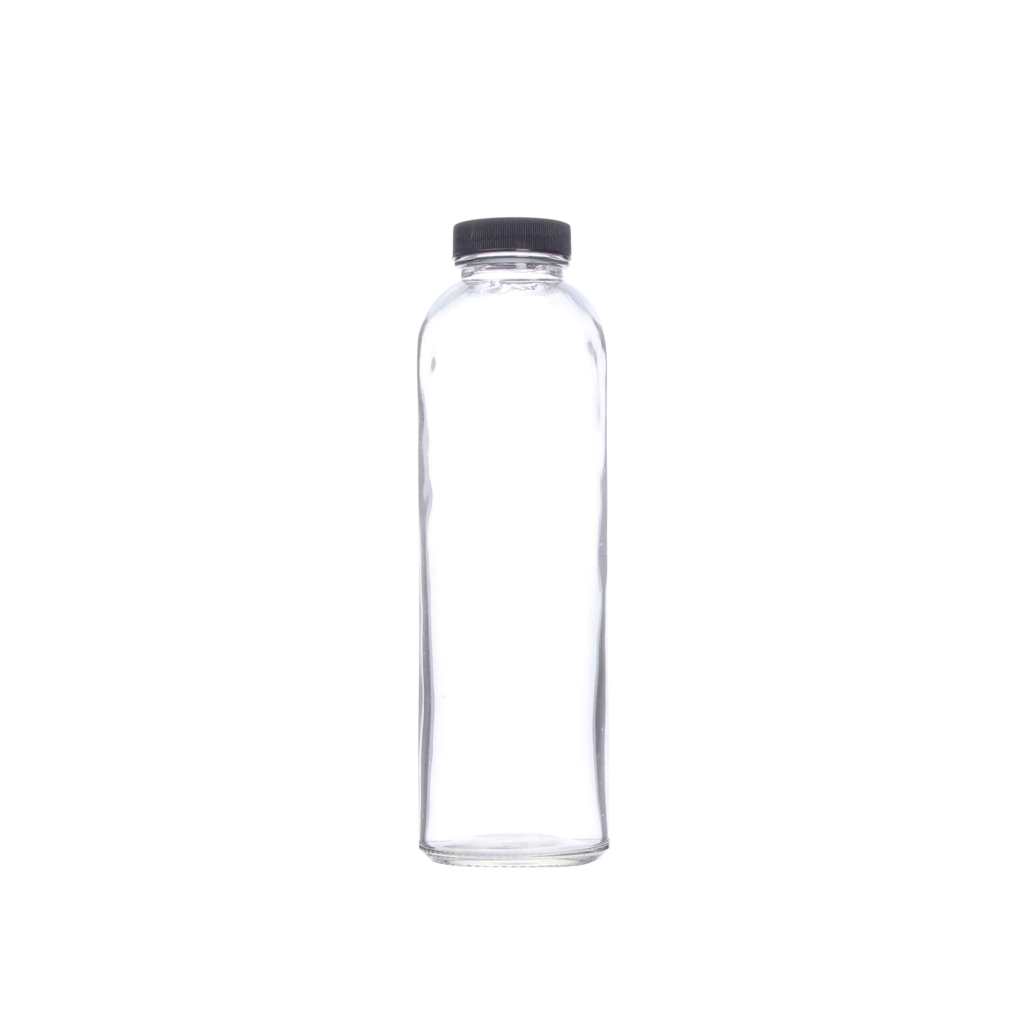 Hot Sale Thin Body Glass Juice Bottles 500ml 16oz with Screw Lids Juice Tea Kombucha Drinks Package Popular Sale Beverage