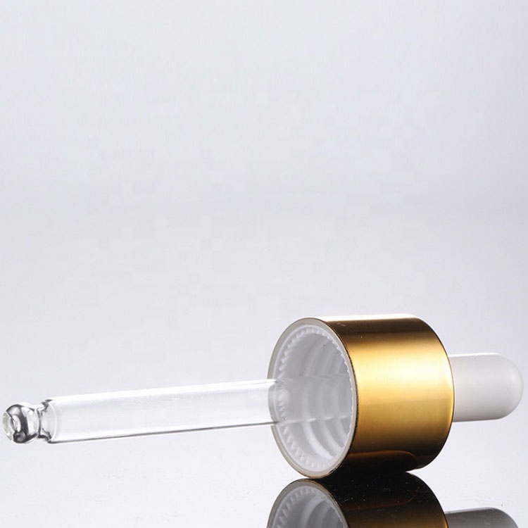 Hot Sale Turquoise Blue Flat Shoulder 30ml 50ml Dropper Glass Bottle