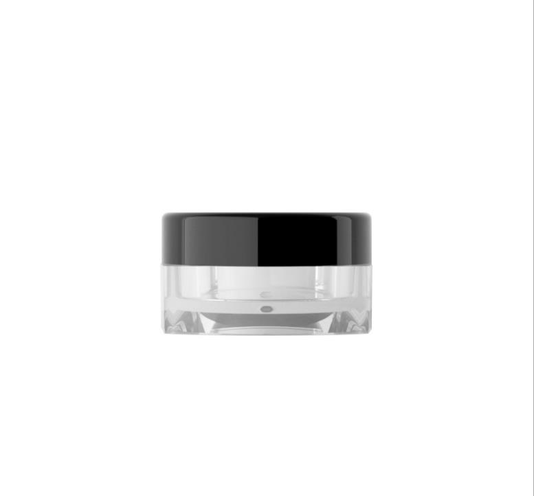 Hot Sale colorful lid plastic jars 3g 5g square plastic jars for face cream eye cream samples good price in stock