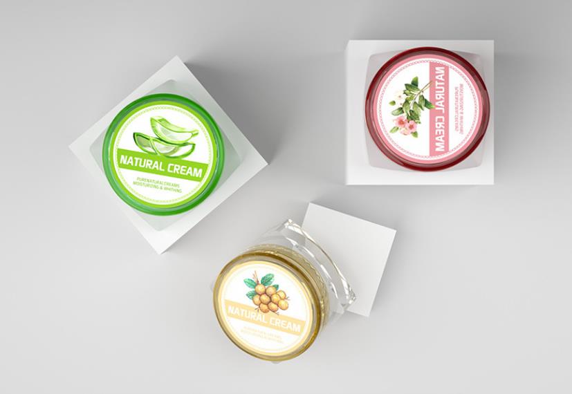 Hot Sale colorful lid plastic jars 3g 5g square plastic jars for face cream eye cream samples good price in stock
