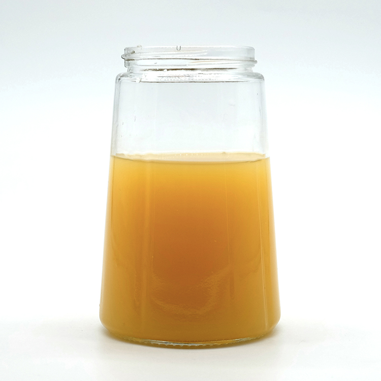 Hot Sales 650ml Glass Oil Dispenser Vinegar Glass Jar with Plastic Spout Juice Drinks Jar Dispenser with Black Handle