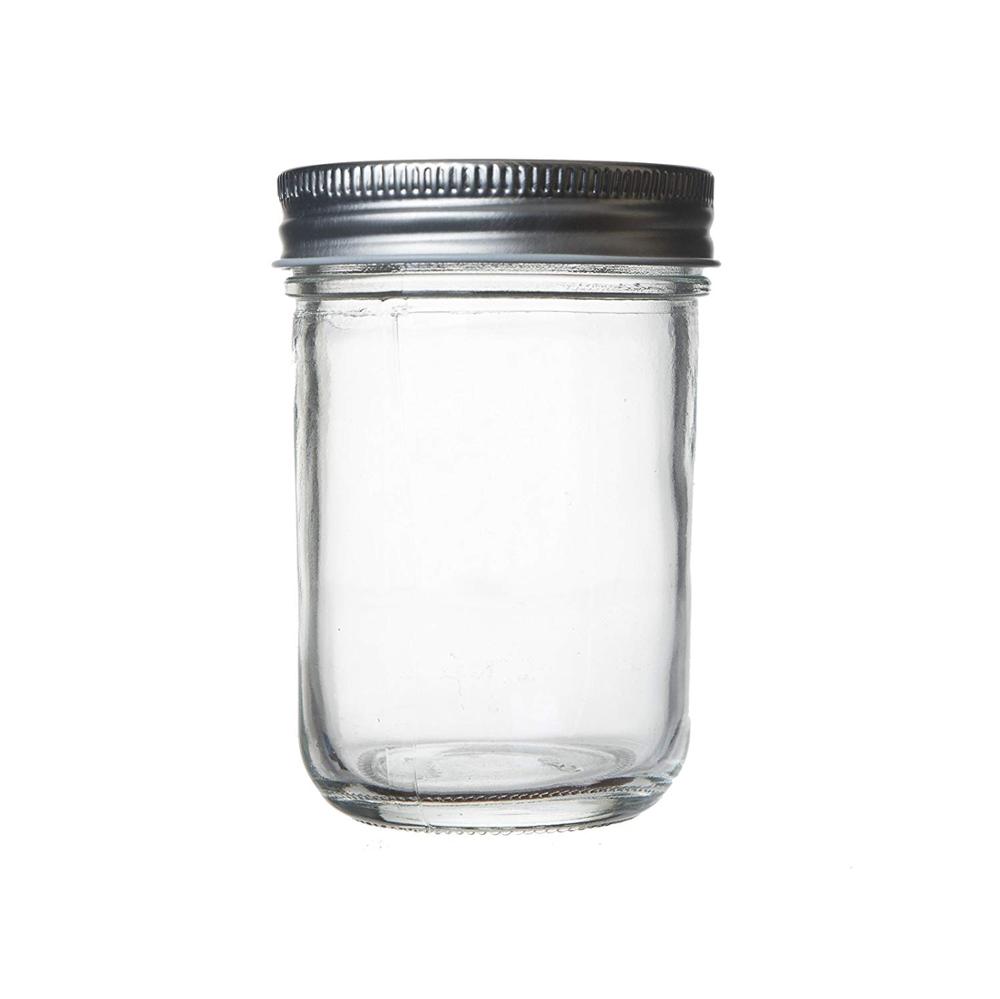 Hot Sales 8 oz 240ml Tapered Glass Mason Jar for Food Jam Cake