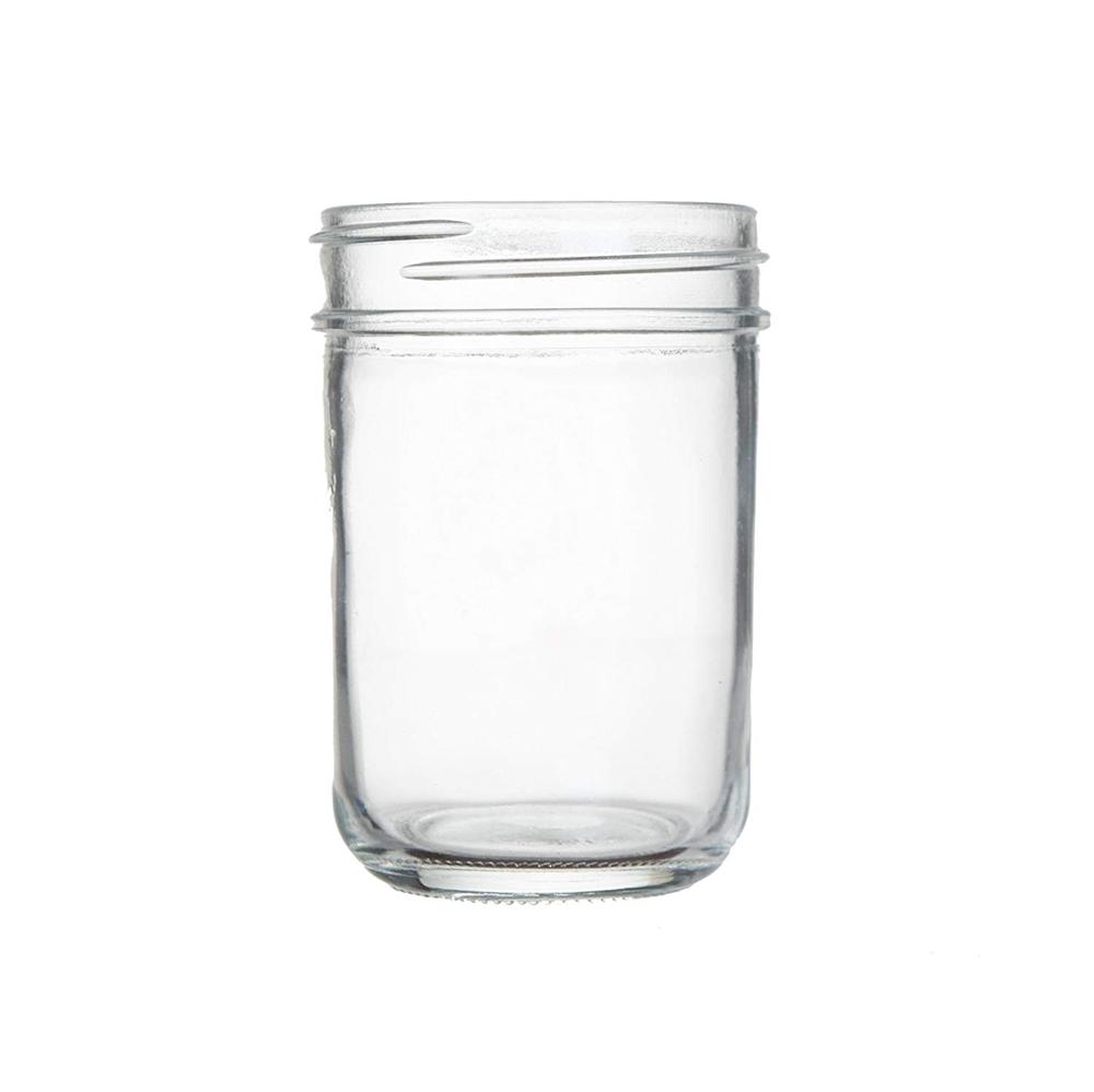 Hot Sales 8 oz 240ml Tapered Glass Mason Jar for Food Jam Cake