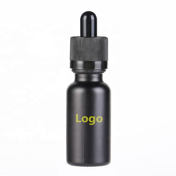 Hot Sales Black Essential oil Glass Dropper Bottles flacon compte goutte 10ml noir