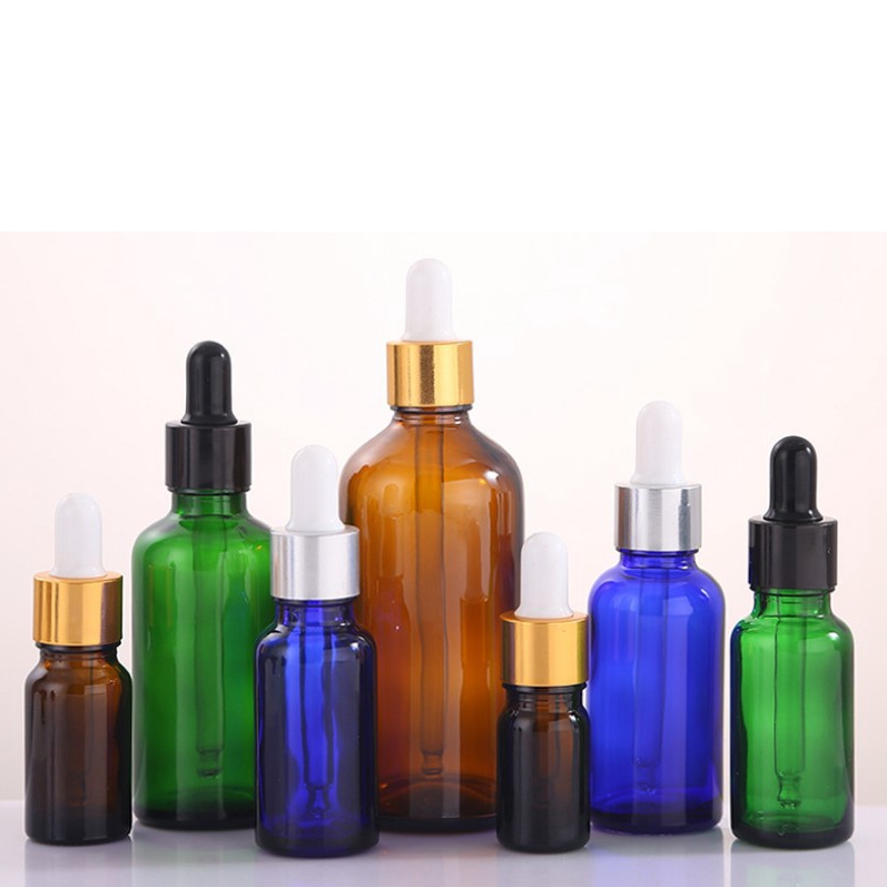 Hot Sales Black Essential oil Glass Dropper Bottles flacon compte goutte 10ml noir