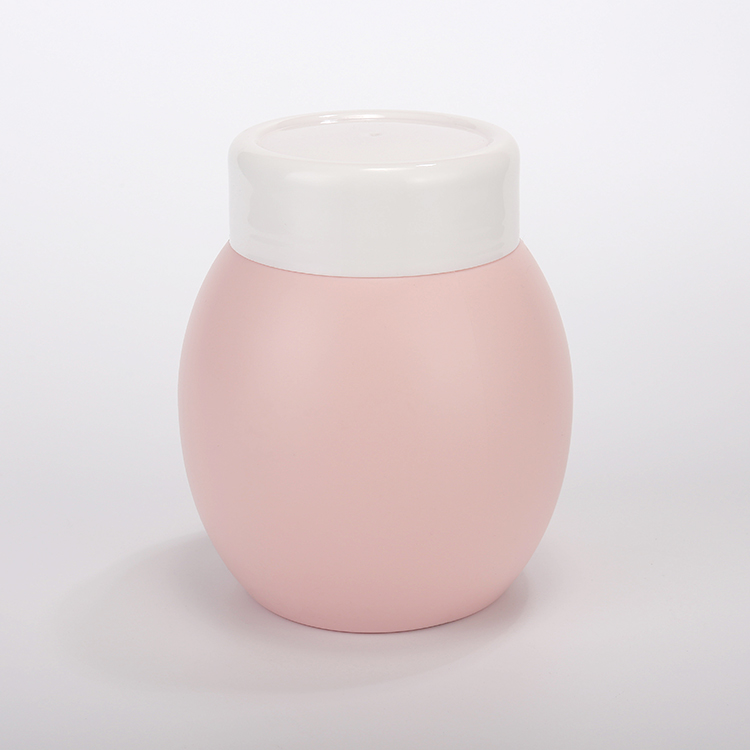 Hot Sales Cute 1000ml Custom Design Ball Shaped Plastic PE Cream Jar For Cosmetic Hair Treatment