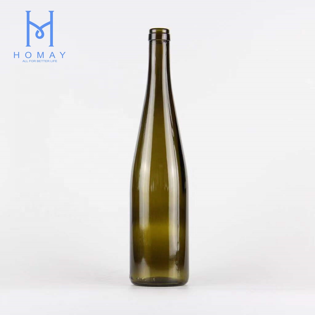 Hot Sales Factory Price 750ml Empty Bordeaux Glass Wine Bottles Round Shape