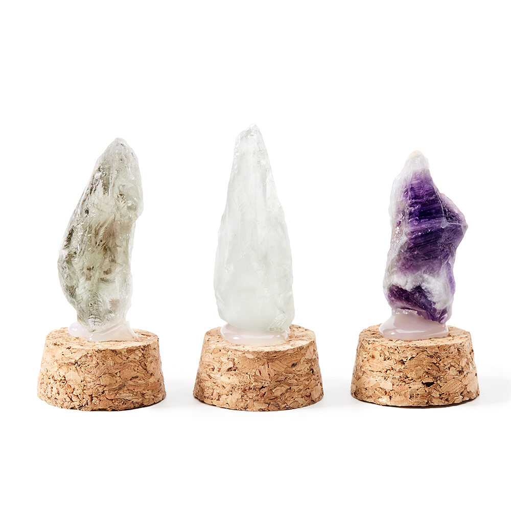 Hot Sales Natural Fashion High Quality Clear Glass Wishing Bottle Wishing Jar With Cork