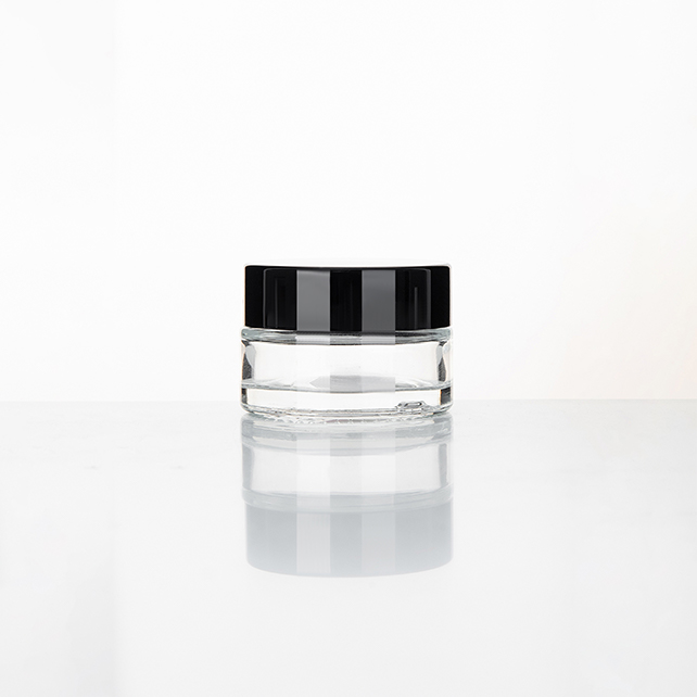 Hot Sales New 30g 50g 100g 150g 200g 250g 500g Round Clear Pet Plastic Pet Cosmetic Jar With Aluminum Lid