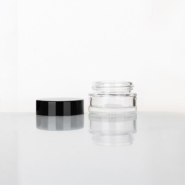 Hot Sales New 30g 50g 100g 150g 200g 250g 500g Round Clear Pet Plastic Pet Cosmetic Jar With Aluminum Lid