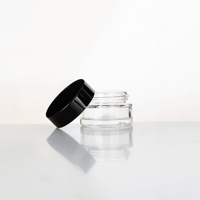 Hot Sales New 30g 50g 100g 150g 200g 250g 500g Round Clear Pet Plastic Pet Cosmetic Jar With Aluminum Lid